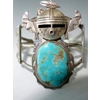 Kachina Turquoise & Sterling Silver Bracelet 1