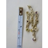 Sterling Chain 11 Mixed Gem Stone Stud Earrings Garnet Citrine Moonstone Iolite Amethyst Peridot Yellow & Blue Topaz