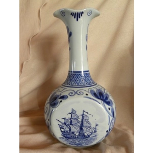 ROYAL DELFT PS Fjell-Oranje Lines DECANTER Sailing Ship