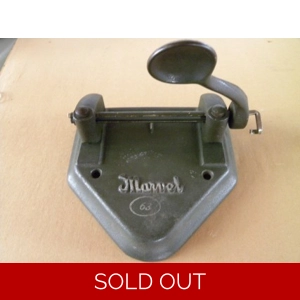 Vintage Marvel Double Hole Punch 