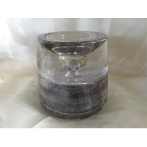 Vintage Desktop Inkwell with Acro Blue/Yellow Popeye Marbl..