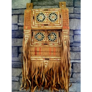 Vintage Leather Tuareg Tribal Messenger Bag