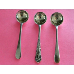 Antique Silver Salt Spoons - Hallmarked Silver 