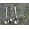Antique Silver Salt Spoons - Hallmarked Silver "S.J.R.”  1887 -1989