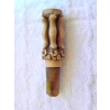 Victorian Hand Carved Ivory or Bone Cigar Holder & Case