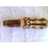 Victorian Hand Carved Ivory or Bone Cigar Holder & Case
