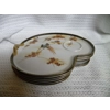 Very Fine Vintage Eggshell Porcelain Hakusan Snack Set