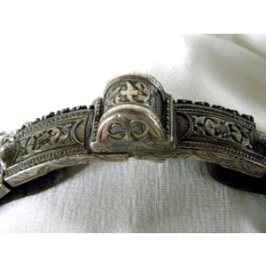 Antique Russian Niello Transcaucasian 84 Standard Silver 1..