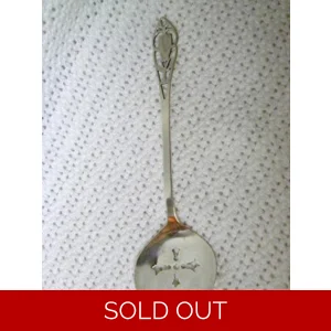 Vintage Crown Sterling Sugar Sifter Spoon