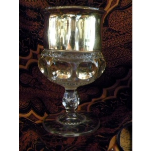 Kings Crown Gold Gilded Goblet