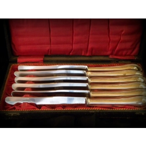 Henckels & Rostfrie Sterling Knives Set of 6
