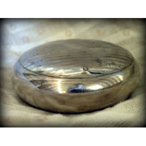 Antique Edwardian Style Sterling Silver Plated Tobacco Box