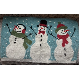 Snowman Doormat