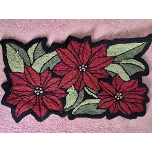 Poinsettia Doormat