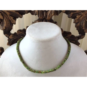 Gaspeite Beaded Necklace