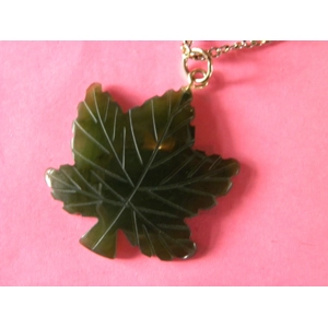 Jade Maple Leaf Necklace