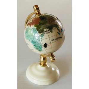 Pearl Gemstone Globe