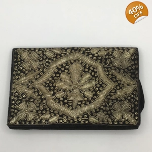 Vintage Black Clutch