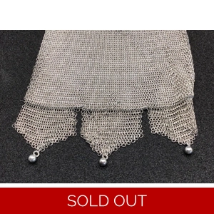 Antique Victorian Silver Mesh Change Purse with Oval Sterl..