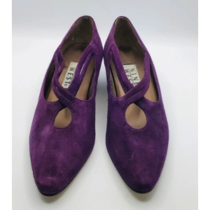 Nine West Purple Leather Shoes