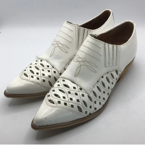 Nine West White Leather Shoes