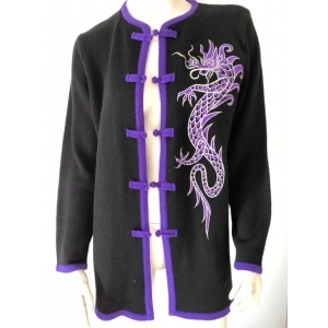 Bob Mackie Black Cardigan