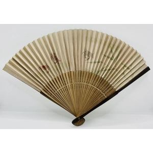 Chinese Paper Fan with Crabs