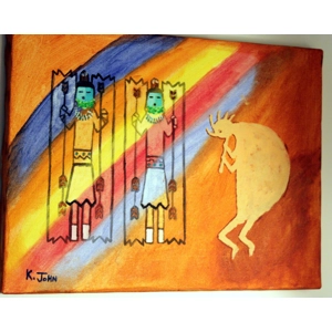 Painting By David K John's Wife