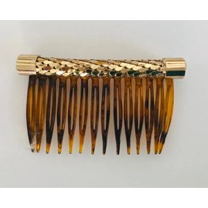 Whiting & Davis Vintage 1970's Metal Mesh Comb