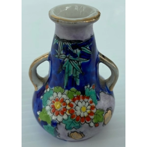 Majolica 2 Handled Vase
