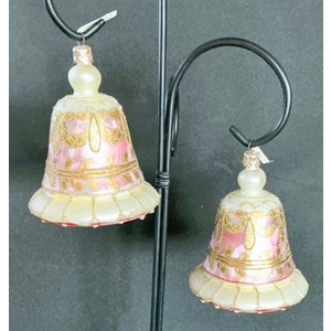 Pair of Vintage Russian Imperial Bell Ornaments