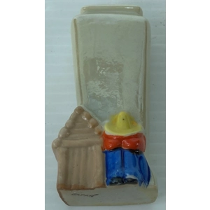 Majolica Lusterware Toothpick Holder