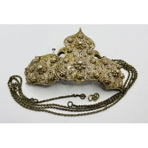 Antique Persian Filagree Belt Buckle