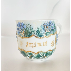 Antique Ceramic Mustache Mug