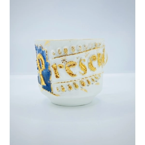 Vintage 'Present' Mustache Mug