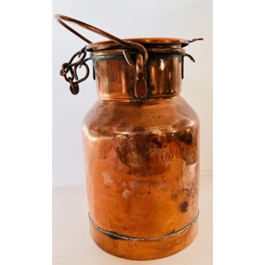 Copper Milk Can with TSP Mark Engraving