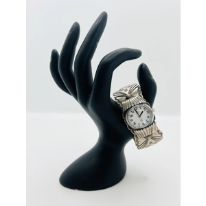 Signed Silver Watch Bracelet