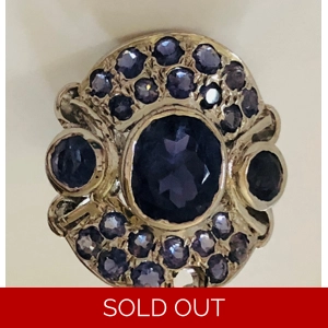 Iolite 925 Sterling Silver Ring