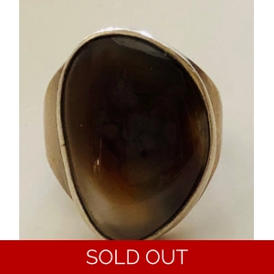 Fire Agate Ring 925 Sterling Starborn