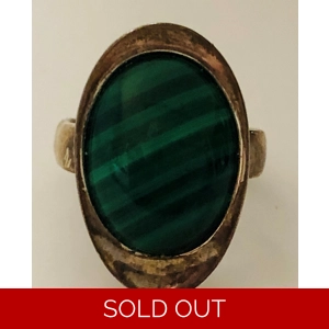 Malachite 925 Sterling Silver Ring