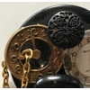 Clocks Brooch