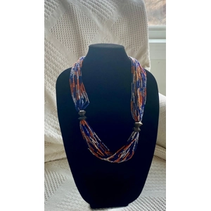 Lapis & Coral Necklace