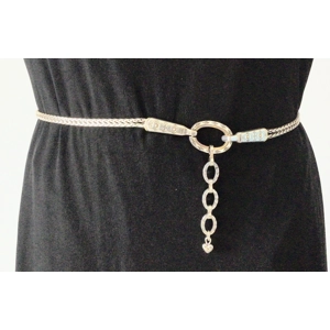 Silver 2 Strand Belt