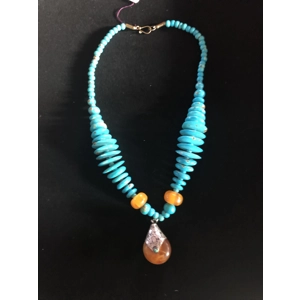 Tibetan Amber-Turquoise Necklace