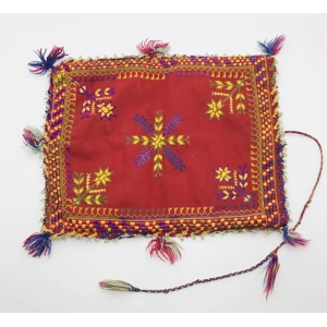 Middle Eastern Stitched Bag with Tassels