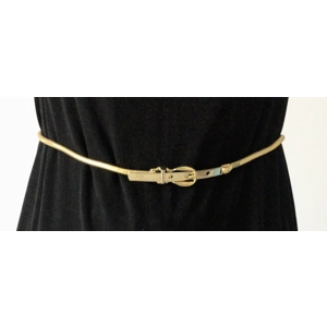 Gold Rope Belt with Metal Clasp