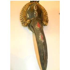 Antique Dan Mask With Long Beak