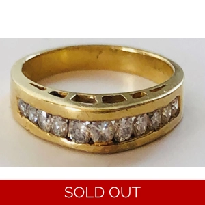 Yellow Gold Diamond Wedding Band