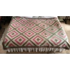 Handmade Postage Stamp Quilt