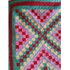 Handmade Postage Stamp Quilt